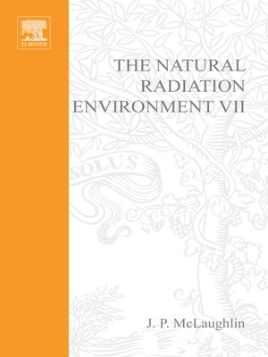 cover image of The Natural Radiation Environment VII